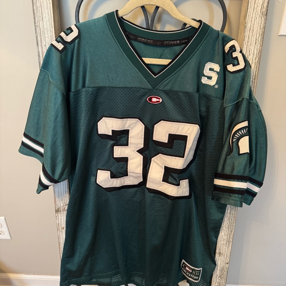 Colosseum Michigan‎ State Spartans #32 Football Jersey Green XXL